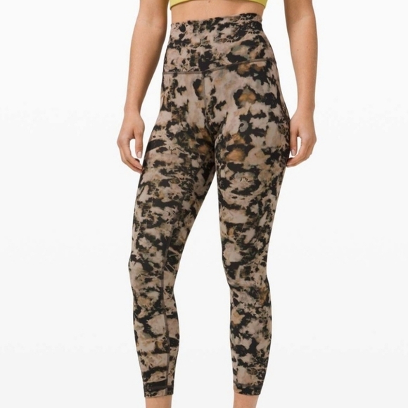 Lululemon hr wunder under dispersed tie dye leggings - Picture 1 of 9